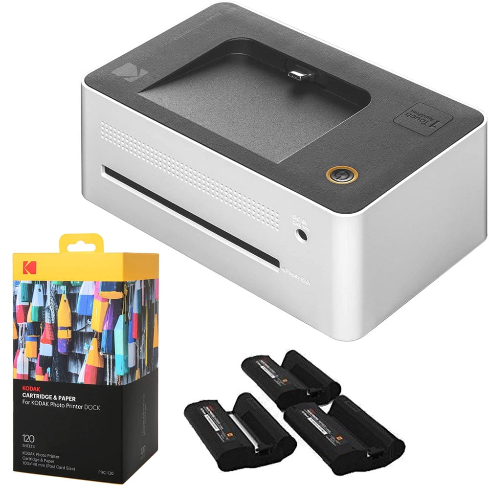 Kodak Dock Instant Portable 4x6" Photo Printer with 120Pack Photo
