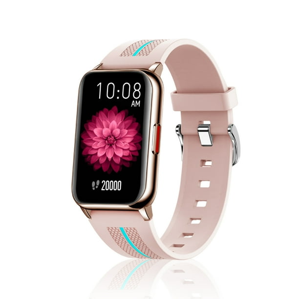 SmartWatch IP68 Ritmo cardíaco impermeable a prueba de agua Reloj inteligente reloj de pulsera portátil recargable Portátil Portuctores Gold Inevent EL005754-02B
