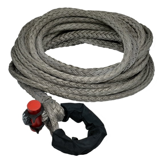 5/8" x 50' LockJaw Synthetic Winch Line Extension w/ Integrated Shackle 16,933 lbs WLL