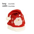 thumbnail image 4 of Kearding Sombrero de Navidad Suministros para fiestas Encantador Festival tradicional Tocados Adultos Niños Año Nuevo Navidad Santa Caps Adorno de Kits de decoración para fiestas Papá Noel Kearding HA069652-01, 4 of 6
