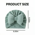 thumbnail image 6 of TELOLY 5Pcs Baby Hats,Playful Bow Design Baby Beanies 6-12 Months,Adds Fun and Charm Kids Beanie,Multicolor1, 6 of 8