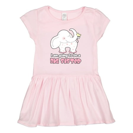 

Inktastic I Am Going to Be a Big Sister Gift Toddler Girl Dress