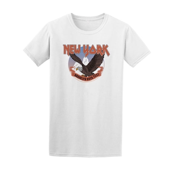 New York Eagle Rock Fest Tee Men's -Image by Shutterstock
