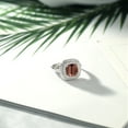 thumbnail image 4 of Gem Stone King 2.00 Ct Cushion Red Tiger Eye 925 Sterling Silver Ring, 4 of 4