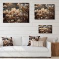 thumbnail image 4 of Designart "Magnolias Creating a Serene Landscape in White and Pink V" Floral Print on Natural Pine Wood, 4 of 5