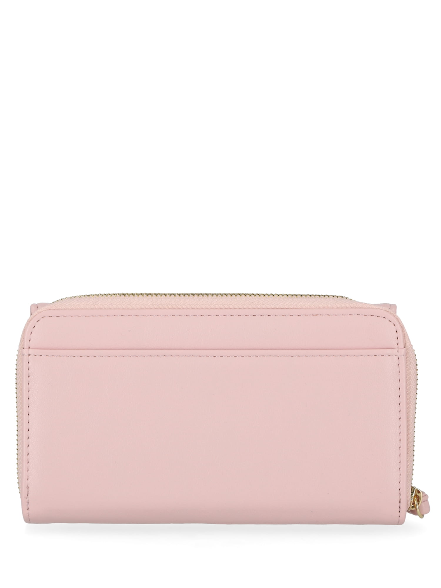 Time and Tru Women's Ainsley Bulk Clutch, Solid Pink