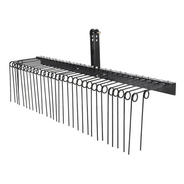 Strongway Heavy Duty Garden Tools, Pull-Behind Acreage Rake, 48in.W, 4 ...