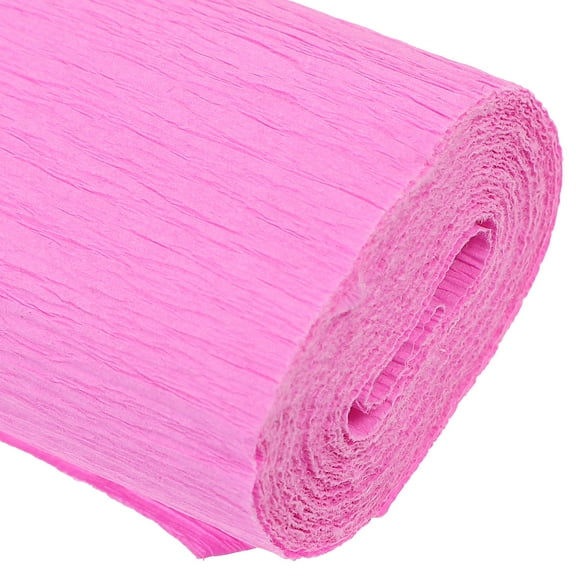 FUEENIRVA 1 Roll Crepe Paper Red for DIY Crafts and Floral Design Supplies