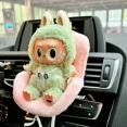 thumbnail image 2 of Asiento de seguridad para muñeca de coche Labubu, asiento de muñeca Kawaii Ob11, salida de aire para coche, decoración con aromaterapia, bonita decoración para coche, un regalo para un amigo, 2 of 5