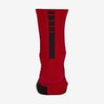 thumbnail image 2 of Nike Elite Crew Basketball Socks Color: University Red/Black/Black Size: XL, 2 of 4