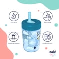 thumbnail image 5 of Zak Designs 12oz Bluey Durable Plastic Capri Tumbler with Straw, 2 Pack, 5 of 5