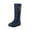 Blue, variant on Fesfesfes Mid Calf Boots for Women Warm Thick Wedge Boots Winter Warm Down Boots Women's Snow Boots 43(US:9.5)