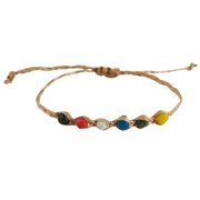 CB Gift 212490 Salvation Bracelet - Glass & Jute
