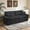 Black, variant on Wansaly 84" Corduroy Sofa, Soft Sponge, Deep Seats, 2 Pillows, Upholstered Comfort for Living Room, Teal