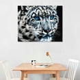 thumbnail image 2 of ARISTURING Snow leopard Canvas Wall Art-Inner Framed Printed on Canvas Modern Artwork for Home Decorations and Easy to Hang for Living Room Bedroom-Snow leopard Wall Art gift, 2 of 6