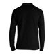 thumbnail image 4 of Men's Spring And Autumn Solid Color T-shirt Lapel 3 Button Open Placket Button Long Sleeved Top L, 4 of 4