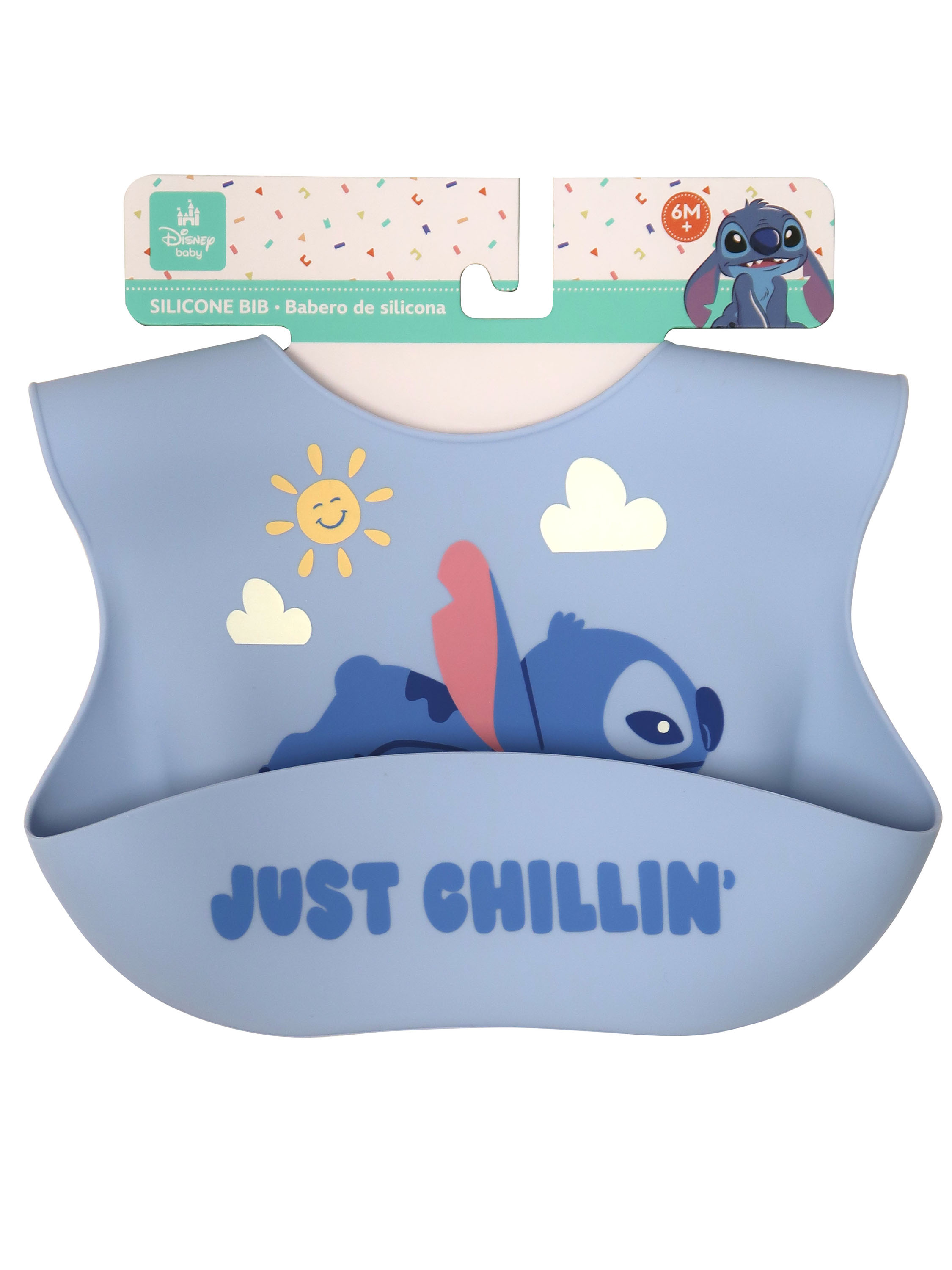 Disney Stitch Silicone Infant Bib photo 2