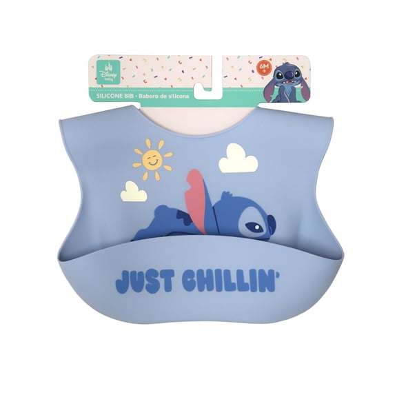 Disney Stitch Silicone Infant Unisex Bib