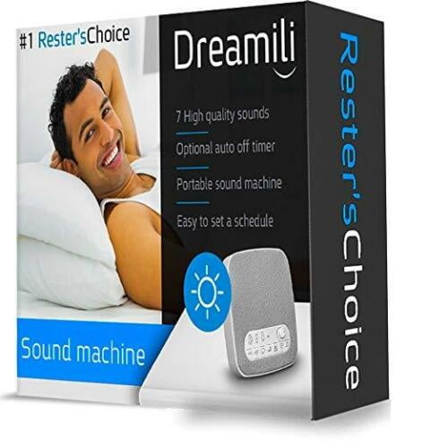 White Noise Sound Machine Sleep Therapy Plays 7 soothing sounds+ Timers