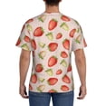 thumbnail image 2 of Rocae Strawberries for Men's Moisture-Wicking Crew Tee - T-Shirt for Sports, Outdoor Activities, and Casual WearXX-Large, 2 of 9