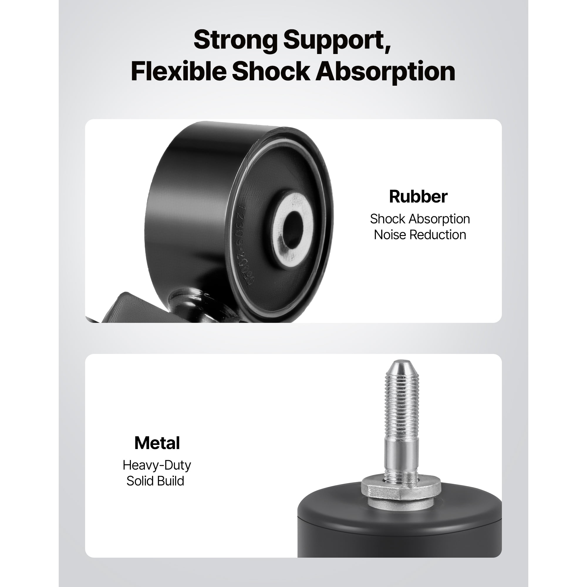 KFFKFF Engine and Transmission Motor Mount Kit Replacement, Set of 4, Compatible with 2007–2011 Toyota Camry 2.4L L4, Replace OE# A62009, A4207, A4211, A4274, Provides Stable Support