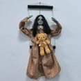 thumbnail image 2 of Frederick The Floating Phantom - Animated Halloween Swinging Girl Decoration with Sound and LED Eyes - Scary Outdoor and Indoor Layout Prop, 2 of 4