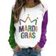 thumbnail image 1 of Gibobby Divertidas Sudaderas Camisa de para mujer, sudadera, camisa de día de fiesta de , Top informal de manga larga (Glauco, L), 1 of 5