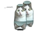 thumbnail image 6 of Fotbe Funny Cat Pattern Automotive Seat Covers for Cars Trucks and SUVs – Car Seat Covers for Front Seats,Protective Seat Covers,Vehicle Seat Covers, Set of 2, 6 of 9