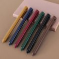 thumbnail image 2 of ORUYROP 6PCS Colored Gel Pens for Journaling, Vintage Gel Pens Colored Ink Quick Dry & No Smear, 0.5mm Fine Point Pen for Note Taking, Aesthetic Gel Ink Pen Smooth Writing Stationery Supplies, 2 of 7