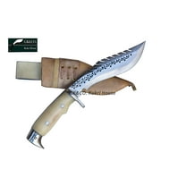 5 INCH DRAGON AMERICAN EAGLE KUKRI HANDMADE BONE HANDLE KITCHEN KNIFE BY GK&CO. KUKRI HOUSE