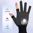 thumbnail image 6 of KRONDO Thermal Winter Gloves Summer UV Protection Driving Gloves Women, 1 Pair Half Finger Sunblock Glove, Non Slip Hiking Hand Warm - Ice Fishing Glove, 6 of 8