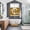 Yellow, variant on Japanese Style Kitchen Curtains Window Panels, Grey Farmhouse Owl Birds Branches Insulated Window Treatment Curtain, Grommet Curtains for Bedroom/Living Room/Bathroom, 2 Piece 42"Wx45"L