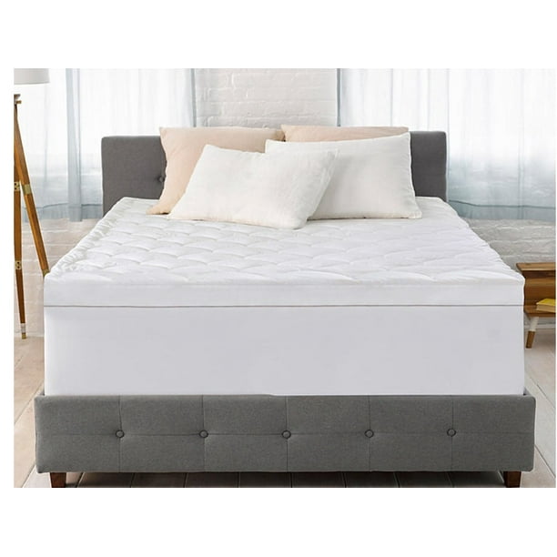 Serta FTOP15300QN 4" PillowTop and Memory Foam Mattress Topper Twin XL