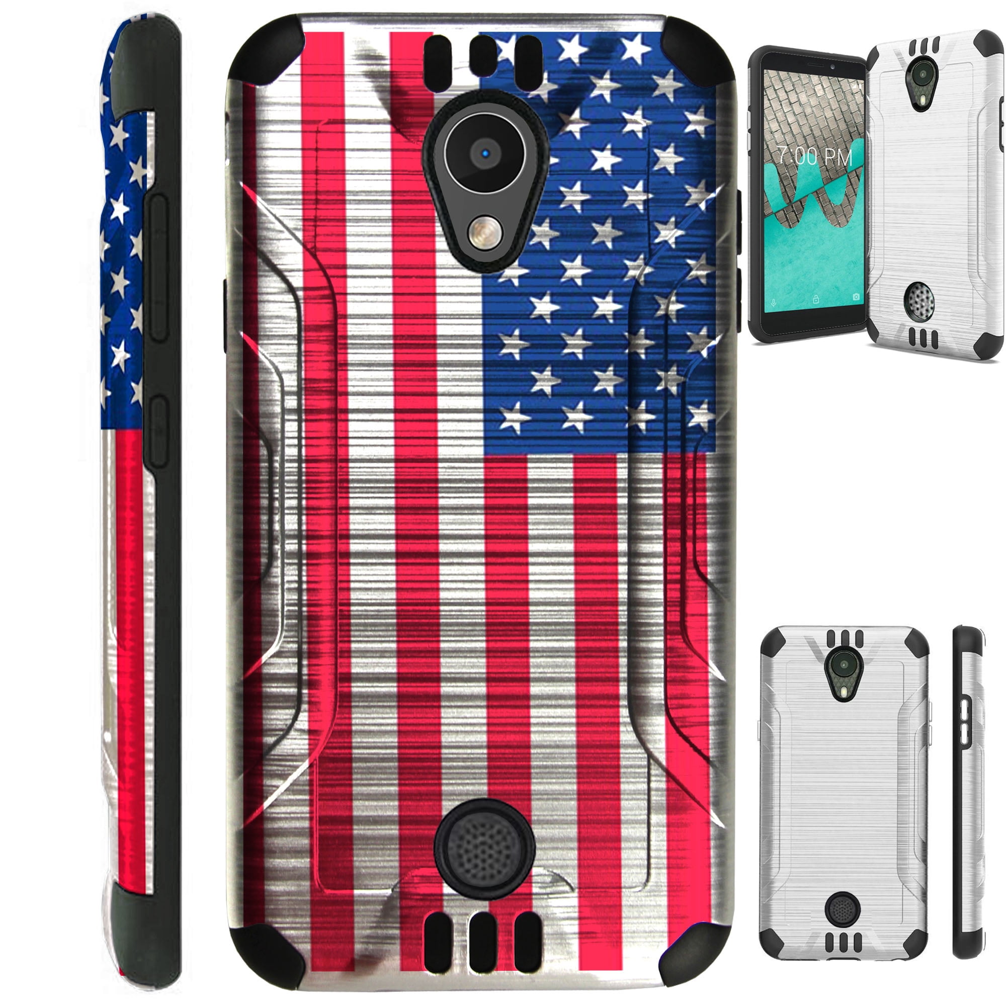 WORLD ACC Silver Guard Phone Case Compatible with Coolpad Legacy SR