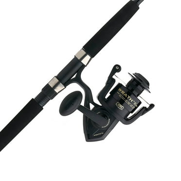 PENN Wrath II Fishing Spinning Combos, 7' Medium Heavy Rod, 5000 Reel