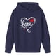 thumbnail image 4 of Sudaderas con capucha para niños y niñas, sudaderas casuales de manga larga, lindas sudaderas de gran tamaño con bolsillo de polar, chaquetas para niñas, 4 of 4