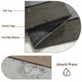 thumbnail image 6 of 3'x5' Area Rugs, Brown Wood Grain Indoor Outdoor Area Rug for Living Room Bedroom, Vintage Grey Stripe Gradient Grain Washable Bathroom Rugs Kitchen Floor Carpet Mats Home Decor Aesthetic, 6 of 8