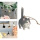 thumbnail image 4 of Figura de gato de resina colgante micro paisaje regalos para amantes de los gatos animales en miniatura para gris, 4 of 8