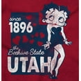 thumbnail image 2 of Vintage Betty Boop Utah State Outline Women's Graphic T Shirt Tees Brisco Brands M, 2 of 6
