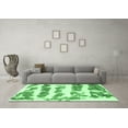 thumbnail image 3 of Ahgly Company Indoor Rectangle Abstract Emerald Green Modern Area Rugs, 4' x 6', 3 of 4