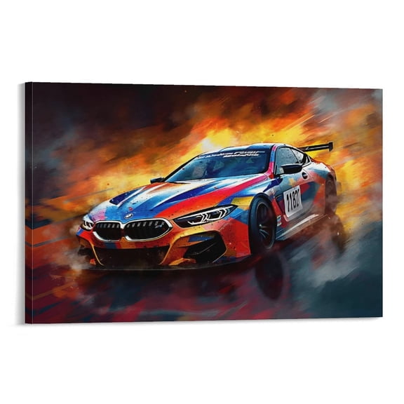 Racing Car Poster (11) Home Decor Poster Wall Art Hanging Picture Print Bedroom Decorative Painting Posters Room Aesthetic 12x18inch(30x45cm)