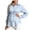 Blue01, variant on Maternity Blouses Dressy Collared Workwear Striped Long Sleeve Button down Shirts Business Casual Tops