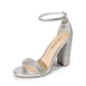 thumbnail image 1 of Sandalia DREAM PAIRS Tacón Grueso Alto Plateado con Brillantes Talla 9, 1 of 7