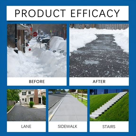 BANIRO Pet Safe Ice Melt - 25 lbs Snow Melter with Sodium Chloride,Effective to -35 F