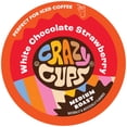 thumbnail image 2 of Crazy Cups White Chocolate Strawberry Medium Roast coffee pods, 22 count for Keurig K Cups Machines, 2 of 7