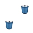 thumbnail image 2 of Tazas de café Injueey acero inoxidable contenedor de doble pared 80ML color Azul claro 2Conjunto, 2 of 6