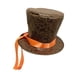 thumbnail image 4 of Sombrero de copa, accesorio de fiesta, sombreros para Halloween, disfraces, actuaciones y fiestas. Marrón, 4 of 7