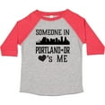 thumbnail image 3 of Inktastic Portland Oregon Someone Loves Me Skyline Boys or Girls Toddler T-Shirt, 3 of 5
