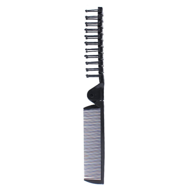 Cepillo de pelo plegable, peine de bolsillo plegable, portátil para herramienta de peinado de via Abanopi Peine