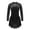 Black, variant on vastwit Kids Girls Figure Ice Skating Dress Long Sleeve Rhinestone Sheer Mesh Ballerina Dancewear Pink 8